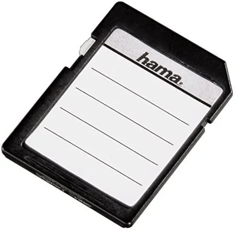 Hama «SD/MMC» Memory Card Labels etiqueta autoadhesiva Blanco 18 pieza(s)