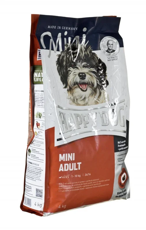 Happy dog fit & well adult mini 4 kg