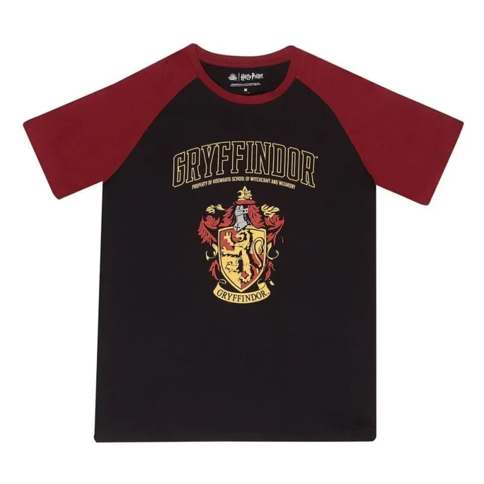 Harry Potter Raglan – Camiseta para adulto, Negro , L