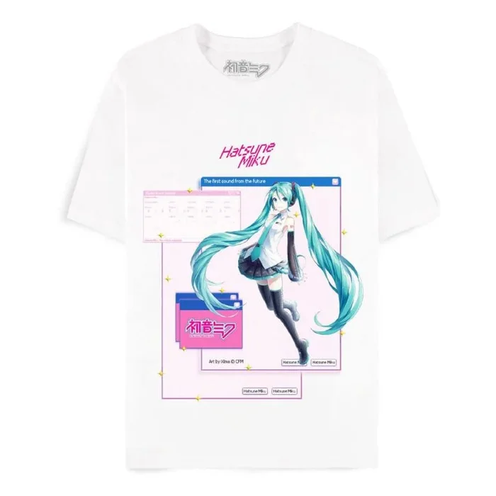 Hatsune miku camiseta pop up talla l