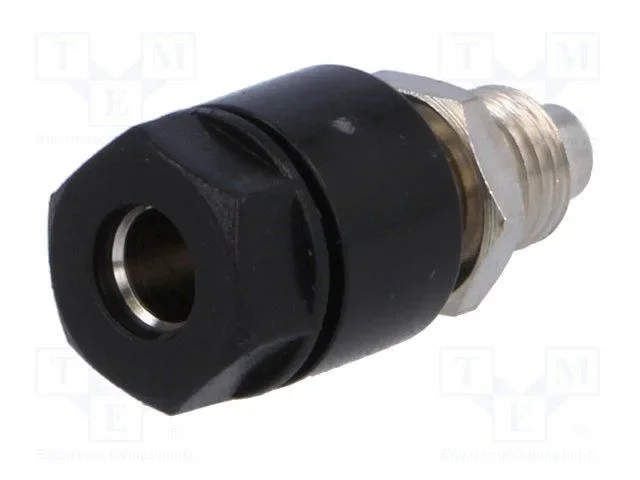 Hembrilla 4mm Para Chasis 36A/60Vdc Color NEGRA