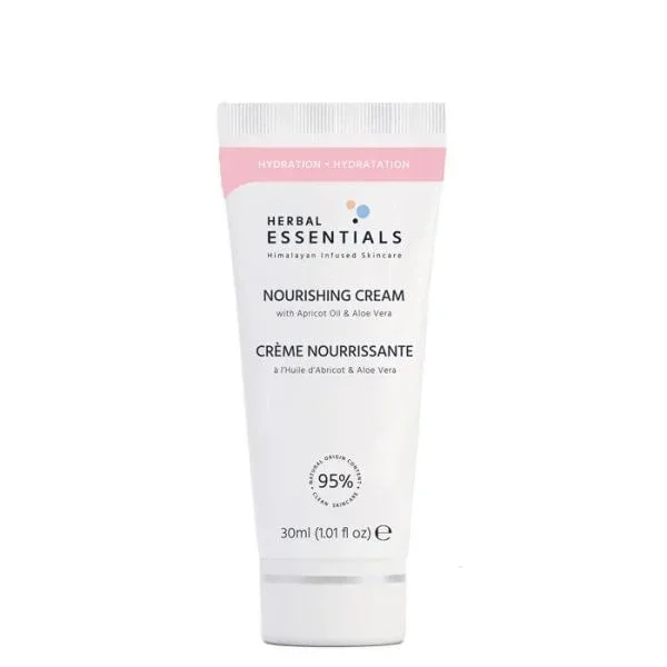 Herbal essentials nourishing cream with apricot oil & aloe vera 30ml