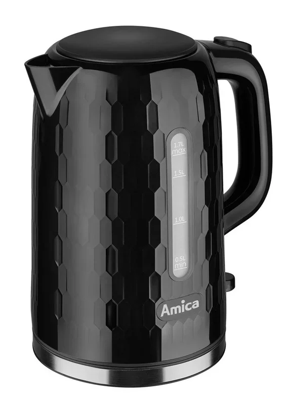 Hervidor Amica KM 3010 Negro Plástico 2200 W 1,7 L – Marca: Amica – EAN: 5906006939885
