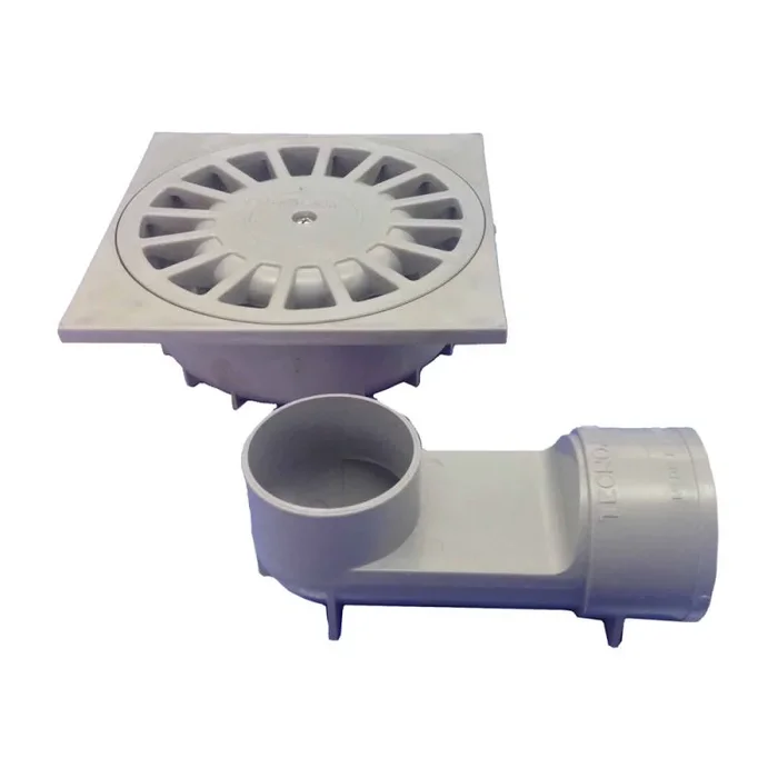 Hidrotecnoagua desagües de suelo – Sumidero vertical horizontal t-88vh 360º 20×20 diámetro 110-90