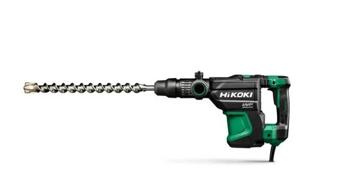 HIKOKI Bohr- und Meißelhammer DH40MEY2, Aufnahme SDS-max,(240V, 1150W, Leerlaufdrehzahl: 500 min-1, Schlagenergie: 9,2 J, Volllastschlagzahl: 2800 min-1, Brushless Motor, alles im Transportkoffer.
