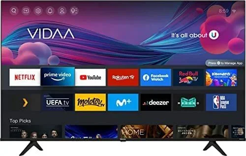Hisense 43A6G Televisor 109,2 cm (43″) 4K Ultra HD Smart TV Wifi Negro, Gris