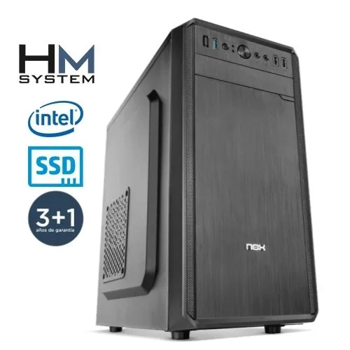 Hm solano c6+ – minitorre mt – 10ª gen – intel core i5 10400 – 8 gb ddr4 – 480 gb ssd – sin grabadora – usb 3.0 – 4 años garantía – 30 días doa