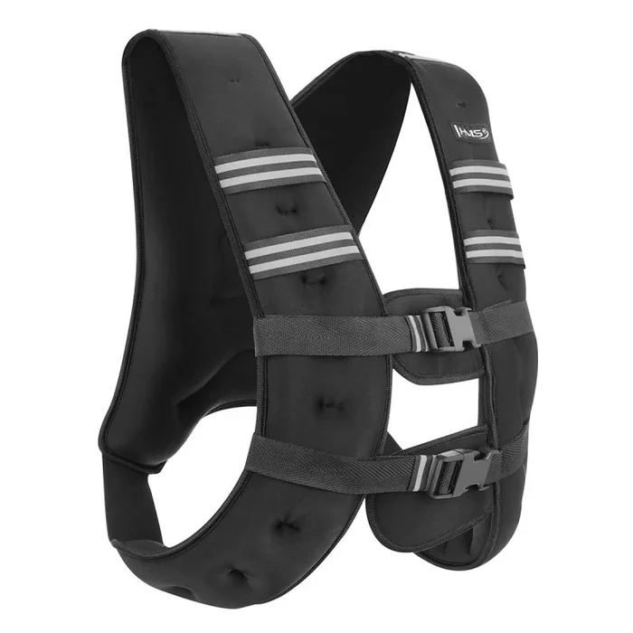 HMS Fitness KTO05 chaleco con pesas 5 kg Neopreno, Arena Negro