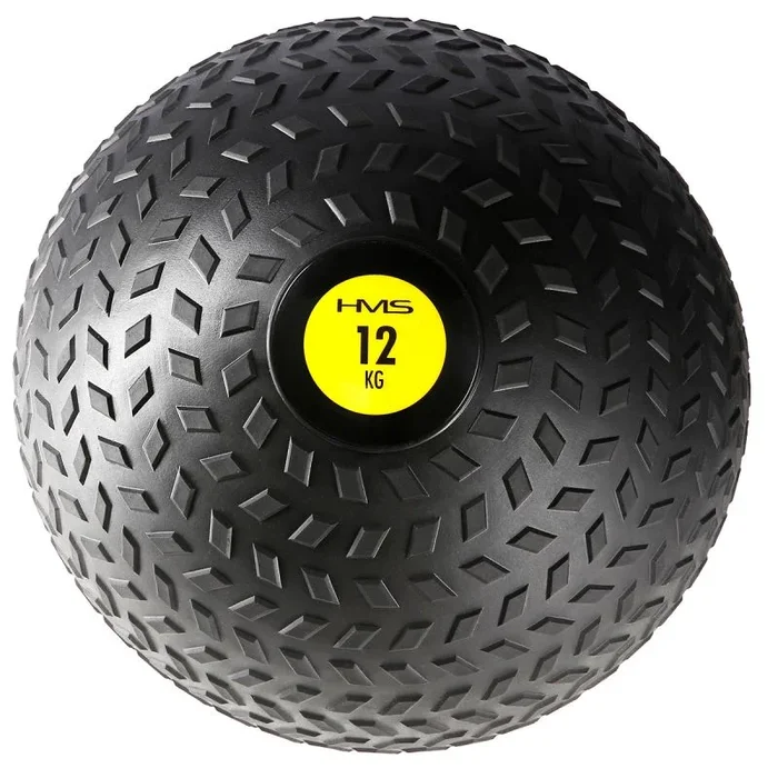 HMS Fitness PST12 balon medicinal 12 kg Negro