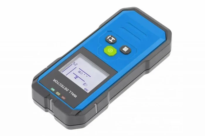 Högert Technik – Detector de Perfil I Detecta Cables Que conducen Corriente, Piezas de Metal y Madera I Alarma Visual y acústica I Revestimiento de Goma I Ergonómico I Compacto I HT4M340