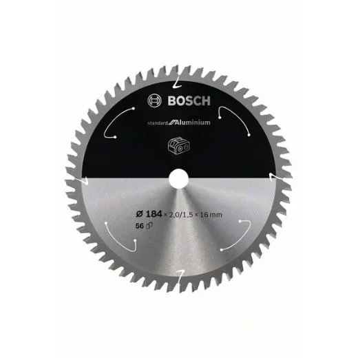 Hoja de sierra circular PRO Aluminium cordless, 184 x 2 x 16 mm