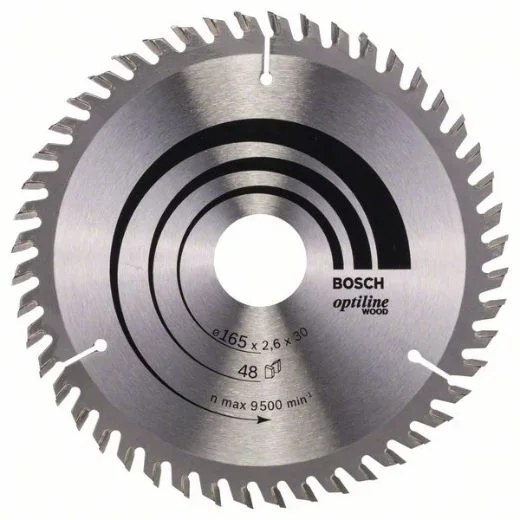 Hoja de sierra circular PRO Wood, 165 x 2,6 x 30 mm
