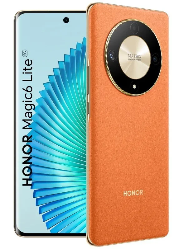 Honor Magic6 Lite 5G 17,2 cm (6.78″) SIM doble Android 13 USB Tipo C 8 GB 256 GB 5300 mAh Naranja