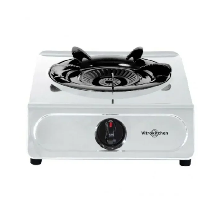 Hornillo de gas vitrokitchen 160ib acero acero inoxidable