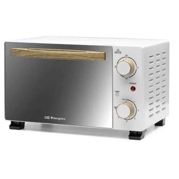 Horno Electrico Orbegozo HO 990, Capacidad 10 litros, 800 W, Blanco