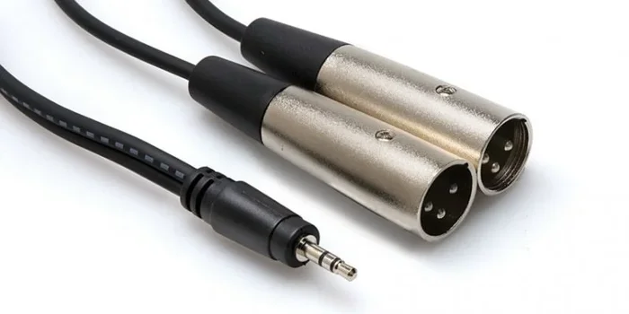 Hosa Technology CYX-403M cable de audio 3 m 3,5mm XLR (3-pin) Negro