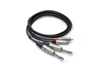 Hosa Technology HPR-003X2 cable de audio 0,91 m 2 x RCA Negro