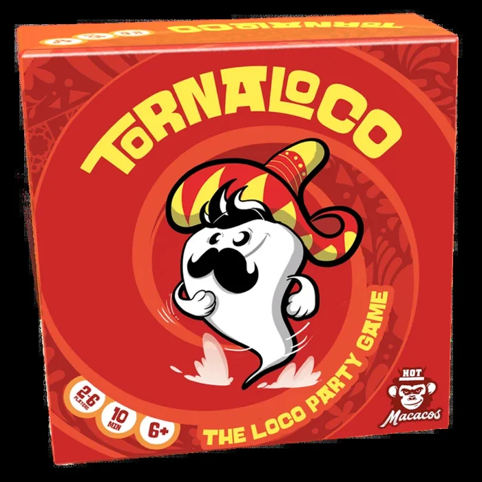 Hot Macacos- Secuencia Tornaloco – Juego de Cartas en Multilenguaje (Incluye Español), Color (HMTL01ES)