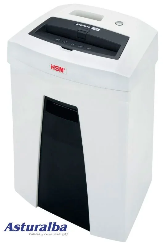 HSM Securio C16 triturador de papel Corte en tiras 55 dB 22,5 cm Negro, Blanco