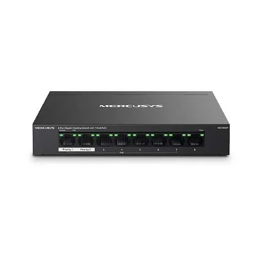 Hub switch 8ptos gigabit mercusys ms108gp
