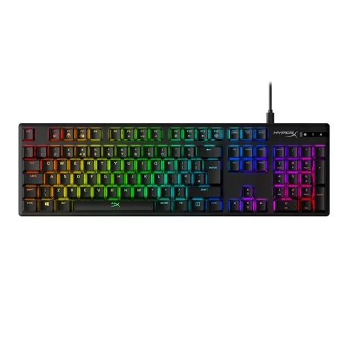 HyperX Alloy Origins Keyboard Red teclado USB QWERTY Inglés internacional Negro