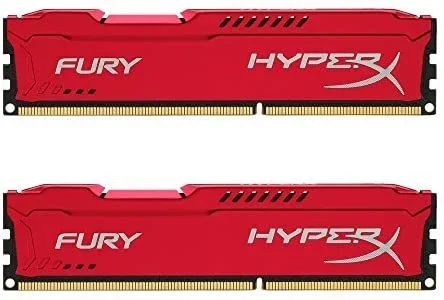 HyperX FURY Red 8GB 1600MHz DDR3 módulo de memoria 2 x 4 GB