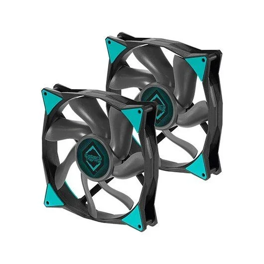 Iceberg Thermal IceGALE Carcasa del ordenador Ventilador 14 cm Negro 2 pieza(s)