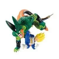 Ichibansho Dragon Ball Z Vegeta vs Cell (Dragon History II) Revible Moment: Estatua Coleccionable Premium de Bandai Spirits. Diorama dinámico de la Batalla, Captura la Intensidad para coleccionistas.