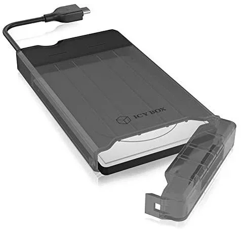 ICY BOX IB-235-C31 Carcasa de disco duro/SSD Negro, Gris 2.5″