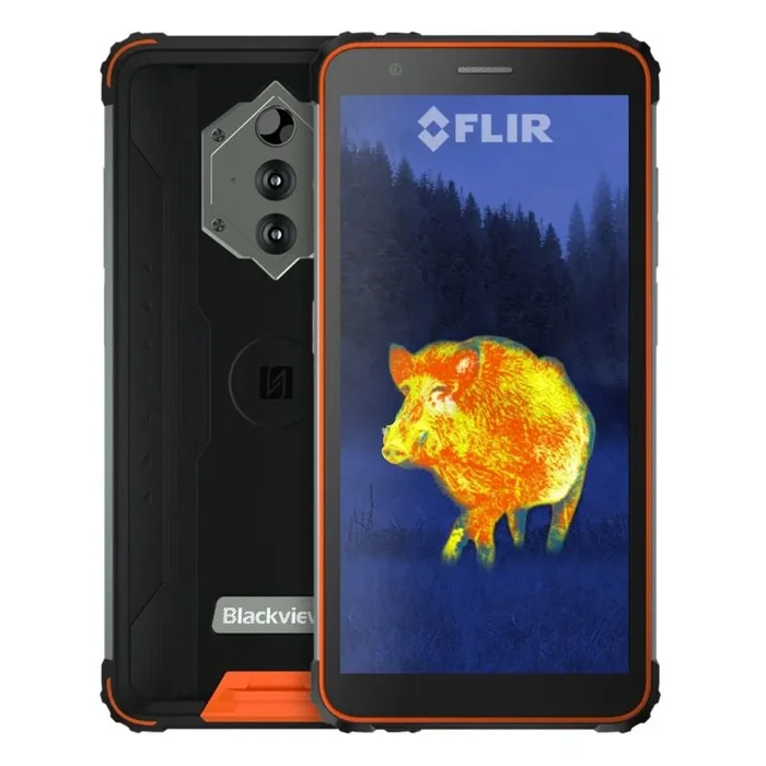 iGET BLACKVIEW GBV6600 Pro Thermo Orange 14,5 cm (5.7″) SIM doble Android 10.0 4G USB Tipo C 4 GB 64 GB 8580 mAh Negro, Naranja