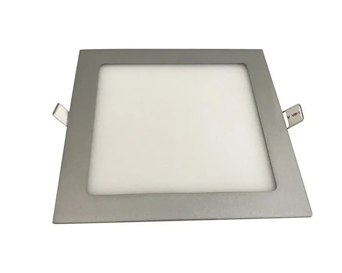 Iglux Downlight EXTRAFINO LS-102207-FP EMPOTRABLE Cuadrado 7W- 6000ºK Plata 570 LUMENES -120X120X19 MM