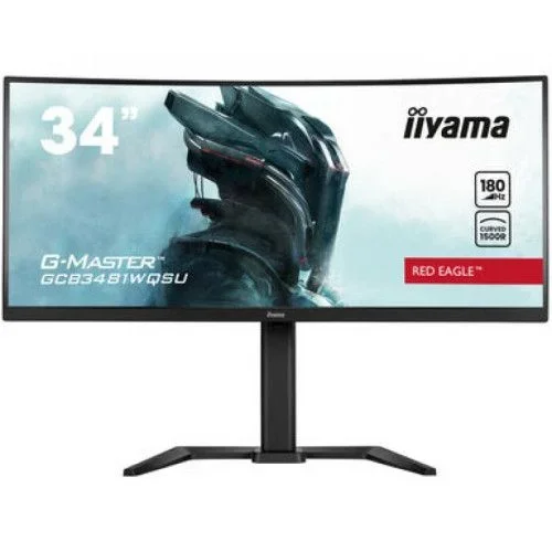 iiyama G-Master GCB3481WQSU-B1 34″ VA CURVO UWQHD 180Hz 0.3 ms USB-A Altavoces Altura Ajustable
