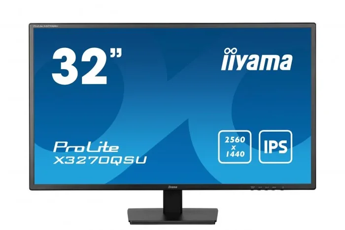 iiyama X3270QSU-B1 32″ Panel IPS, 2560×1440, 250cd/m², 3ms, Altavoces, DisplayPort, 2xHDMI, USB 3X 3.2