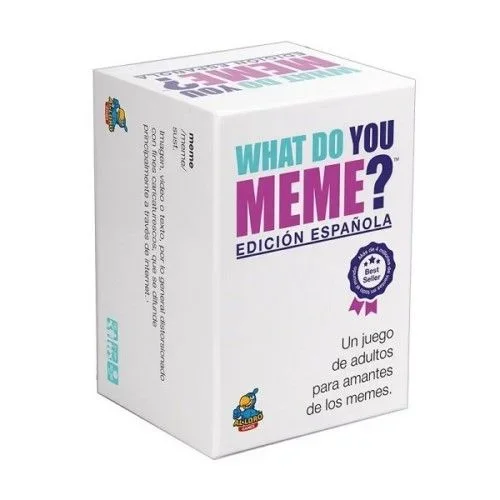 IMC Toys What Do You Meme? Juego de Cartas, Compite y CREA los Memes más Graciosos, Juego Lleno de Diversión para Fiestas, de 3 a 20 Jugadores, Adultos Mayores de 18 Años