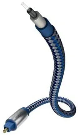 Inakustik 0041205 cable de fibra optica 5 m TOSLINK Azul, Plata