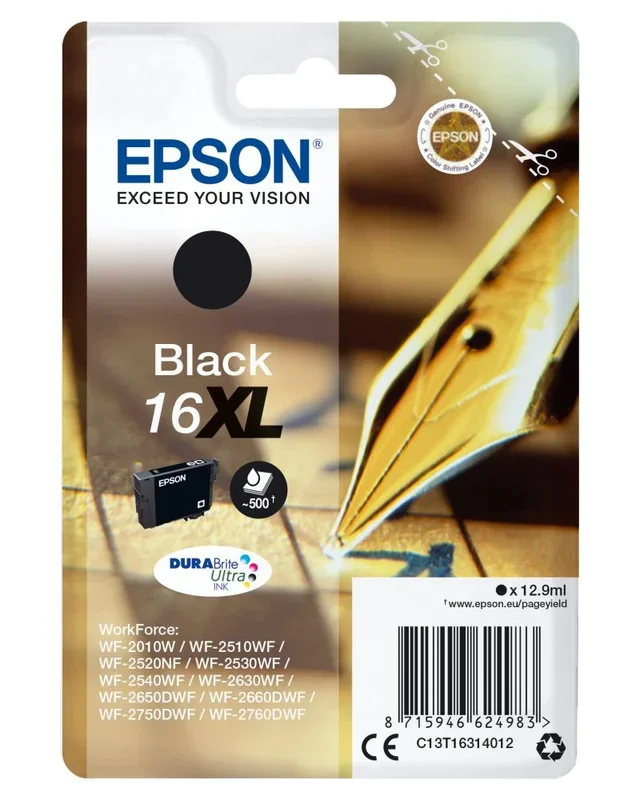 Ink/16xl pen+crossword 12.9ml bk