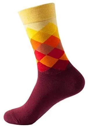 InkTank Naikaxn Calcetín Hombre Calcetines Estilo Calle Calcetines Largos Unisex Casual Salvaje Algodón Suave Cómodo (Color: Color 12, Tamaño: Talla 36 45)