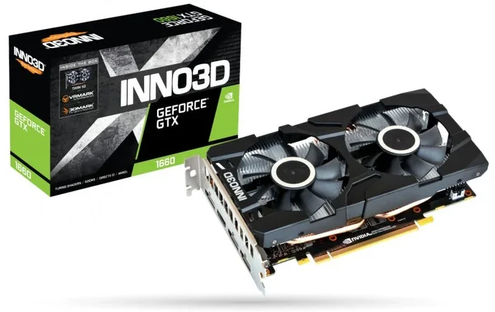 Inno3D GEFORCE GTX 1660 Twin X2 – Tarjeta de Memoria GDDR5 (6 GB)