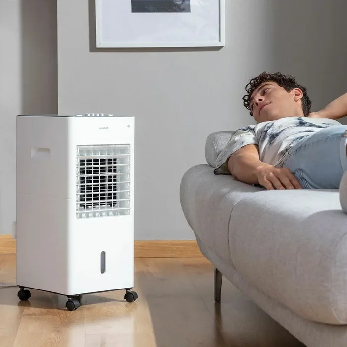InnovaGoods® Climatizador Evaporativo Portátil Multifunción Airvecove, Climatizador 3 velocidades, 5 Litros, 65 W.