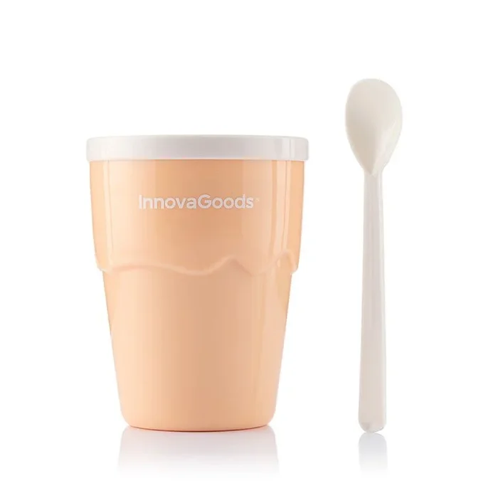 InnovaGoods Vaso para Hacer Helados y Granizados con Recetas Frulsh, Materiales Varios, Multicolor