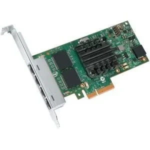 Intel I350T4V2 adaptador y tarjeta de red – Accesorio de red (Alámbrico, PCI-E, Ethernet, 1000 Mbit/s, Intel I350, 10/100/1000BaseT(X)) Verde, Plata