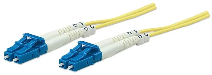 Intellinet 471893 Cable de fibra óptica e InfiniBand 3 m LC Amarillo