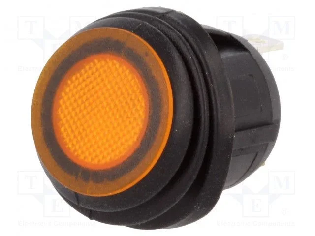 Interruptor Basculante Bipolar 10A/250Vac IP65 Luminoso Naranja OFF-ON