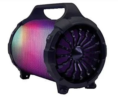 iSnatch BazooLED 50-50W Altavoz Bluetooth para Exteriores con Karaoke y Luces DiscoLED