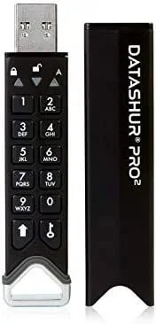 iStorage datAshur PRO2 unidad flash USB 4 GB USB tipo A 3.2 Gen 1 (3.1 Gen 1) Negro