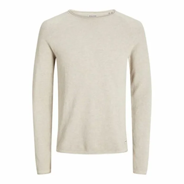 Jack & Jones Jjehill Knit Crew Neck Noos, Suéter Hombre, Oatmeal Detail Gradient, M