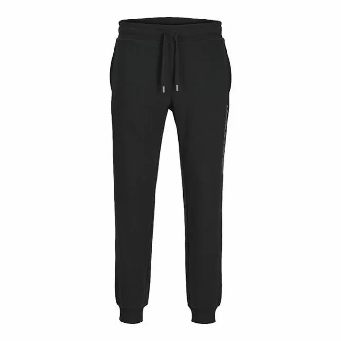 JACK & JONES Jpstgordon Jjalvis-Pantalones de chándal NAF, Negro, M para Hombre