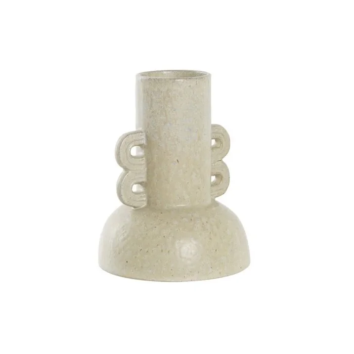 Jarrón dkd home decor cerámica gris verde (12 x 12 x 15 cm)