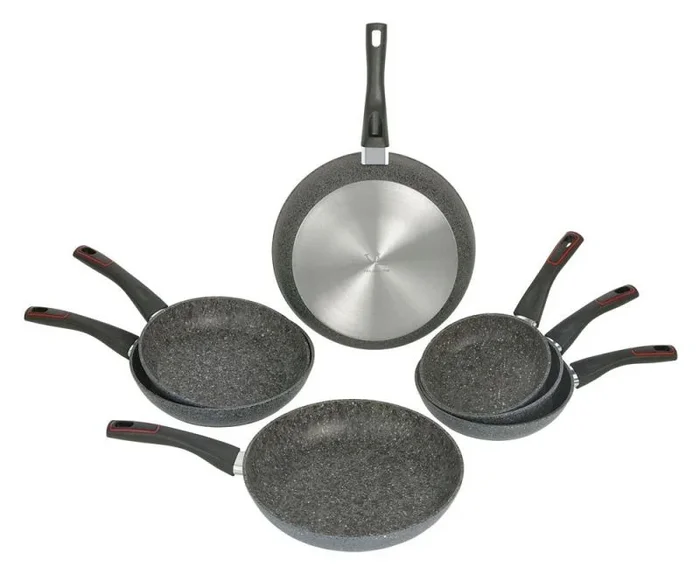 Jata SF328 – Sartén Inducción Antiadherente, Aluminio Forjado, Diámetro 28 cm, Apta para Todas Cocinas Incluida Inducción, Libre PFOA, Recubrimiento Granite