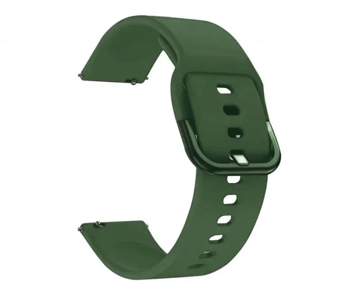Jc correa silicona verde oliva / amazfit 20mm / cierre hebilla